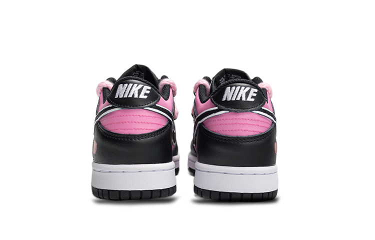 Lookbook [カスタムシューズ] ナイキ ダンク ロー 'ブラック ピンク' CW1590-100(Team拾陆-樱红黑粉大童)