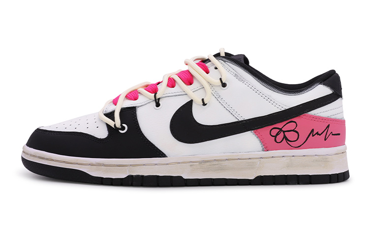 Buy 【定制鞋款】耐克 Dunk Low '黑粉苜蓿' DH9765-002(TeamM-女款四叶草)