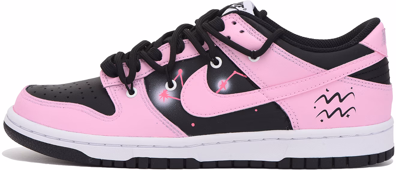 custom-shoes-nike-dunk-low-black-pink-constellation