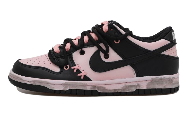 Order ナイキ ダンク LOW 解体黒ピンク (Nike Dunk LOW Kaitai Kuro Pink) CW1590-100(Team拾玖-粉色做旧S-BOX)