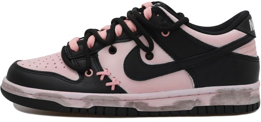 나이키 덩크 로우 '블랙핑크 디컨스트럭티드' (커스텀) CW1590-100(Team拾玖-粉色做旧S-BOX) Order 나이키 덩크 로우 '블랙핑크 디컨스트럭티드' (커스텀) CW1590-100(Team拾玖-粉色做旧S-BOX)