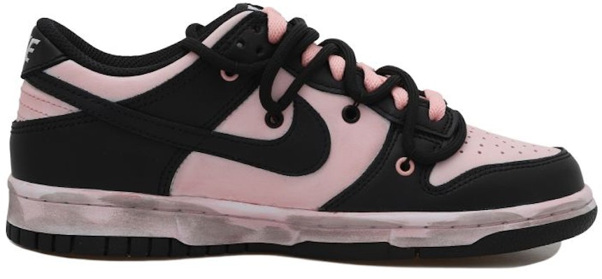 나이키 덩크 로우 '블랙핑크 디컨스트럭티드' (커스텀) CW1590-100(Team拾玖-粉色做旧S-BOX) Lookbook 나이키 덩크 로우 '블랙핑크 디컨스트럭티드' (커스텀) CW1590-100(Team拾玖-粉色做旧S-BOX)
