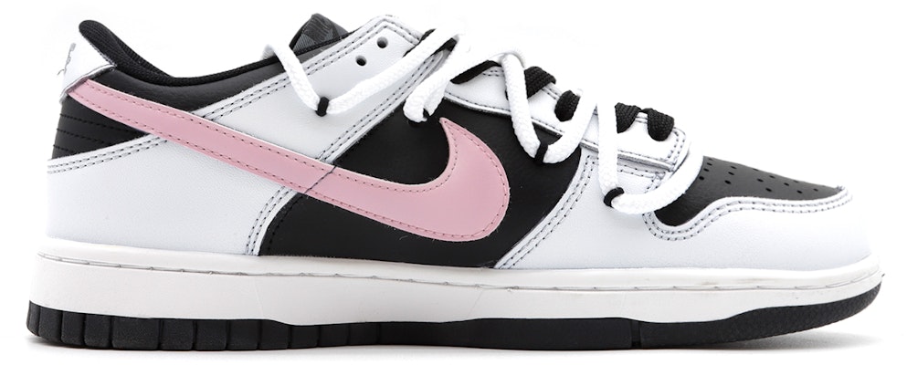 【訂製球鞋】Nike Dunk 低筒 黑粉色 解構 皮革 經典復古拼色 簡單百搭 小眾優質 街頭 防滑耐磨 板鞋 GS 黑粉 Lookbook 【訂製球鞋】Nike Dunk 低筒 黑粉色 解構 皮革 經典復古拼色 簡單百搭 小眾優質 街頭 防滑耐磨 板鞋 GS 黑粉