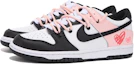 Lookbook Zapatillas Nike Dunk Low 'Corazón Desconstruido Negro Rosa' CW1590-100(Team59-女款黑粉爱心)