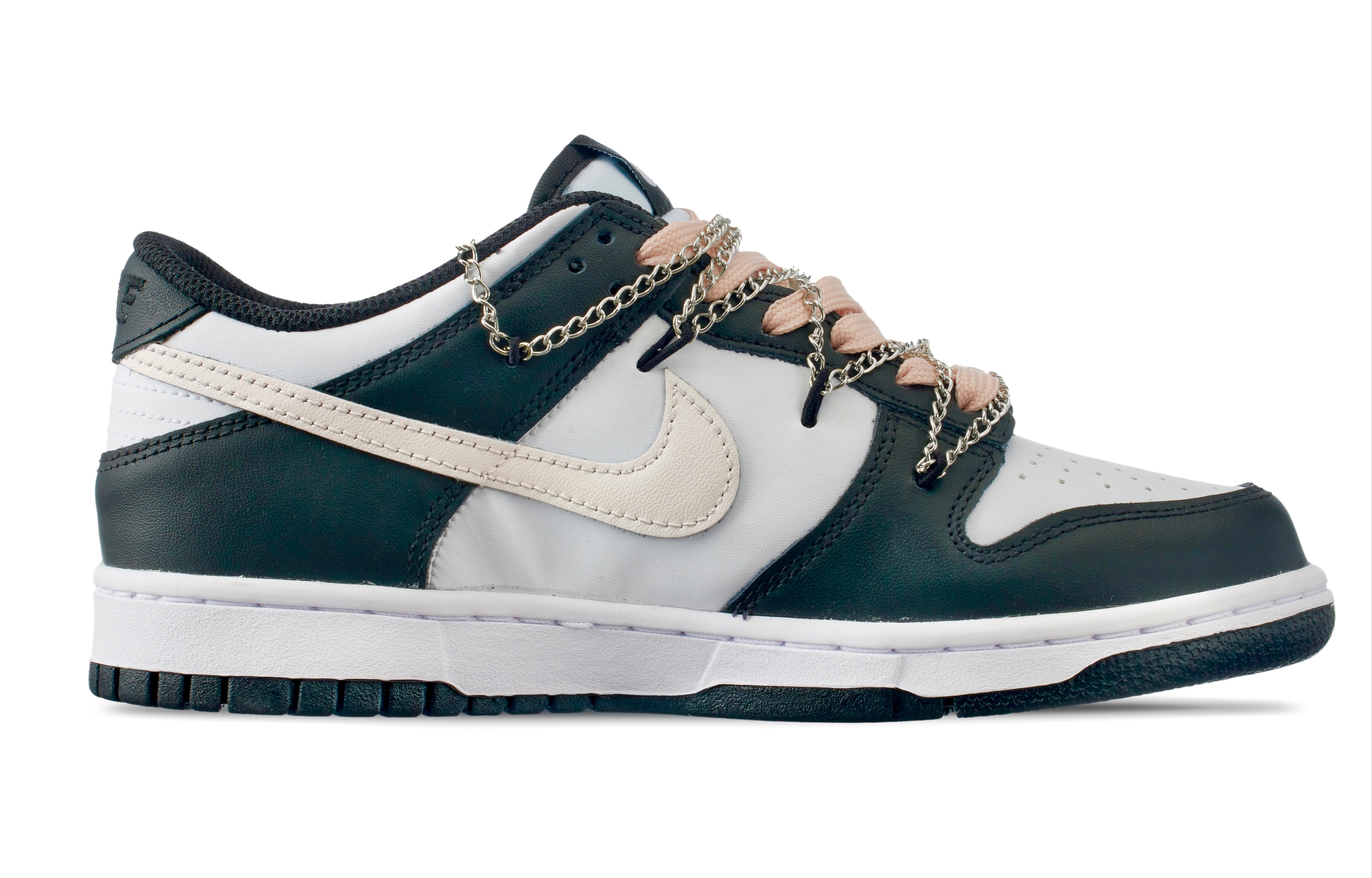 [Custom Shoes] Nike Dunk Low 'Black Pink Deconstructed' 圖 4