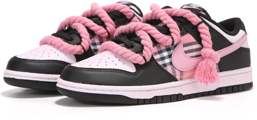 나이키 덩크 로우 '블랙핑크 디스트레스드 팬다' (커스텀) CW1590-100-484947 Lookbook 나이키 덩크 로우 '블랙핑크 디스트레스드 팬다' (커스텀) CW1590-100-484947