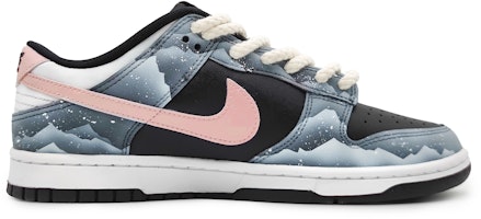 【客製化球鞋】 Nike Dunk 低筒 南極冰河 環保意識 栩栩如生的雪山 雪花飄落 環保主題鞋 低筒 板鞋 GS 黑粉色 Order 【客製化球鞋】 Nike Dunk 低筒 南極冰河 環保意識 栩栩如生的雪山 雪花飄落 環保主題鞋 低筒 板鞋 GS 黑粉色