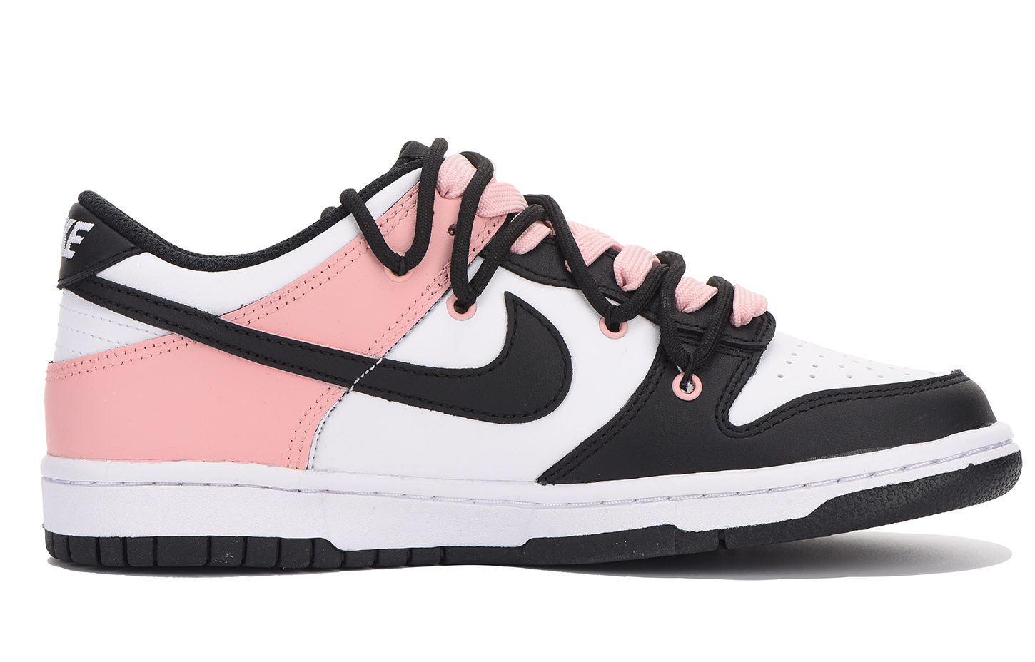Order 나이키 덩크 로우 '블랙 핑크 하트 디컨스트럭티드' (커스텀) CW1590-100(Team59-女款黑粉爱心六)