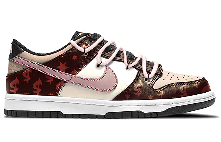 Order ナイキ ダンク LOW "ブラックピンク アイコン" (カスタム) DD1503-106(TeamE-男女同款潮流符号黑粉)