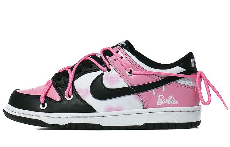 Buy [Zapatillas Personalizadas] Nike Dunk Low 'Black Pink Panda' CW1590-100(Team10--蜜桃爱心)