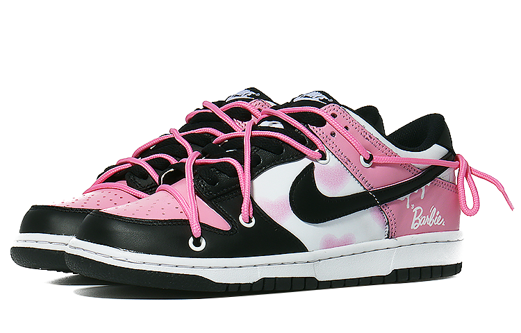 Lookbook [Zapatillas Personalizadas] Nike Dunk Low 'Black Pink Panda' CW1590-100(Team10--蜜桃爱心)