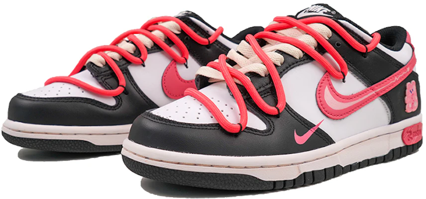 【客製球鞋】Nike Dunk Low 心動小熊 甜酷 辣妹 禮盒 熊貓 防滑耐磨 低筒 板鞋 GS 黑粉 Shop 【客製球鞋】Nike Dunk Low 心動小熊 甜酷 辣妹 禮盒 熊貓 防滑耐磨 低筒 板鞋 GS 黑粉