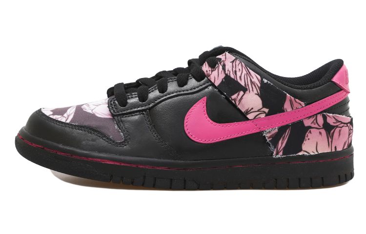 [Custom Shoes] Nike Dunk Low 'Black Pink Rose'