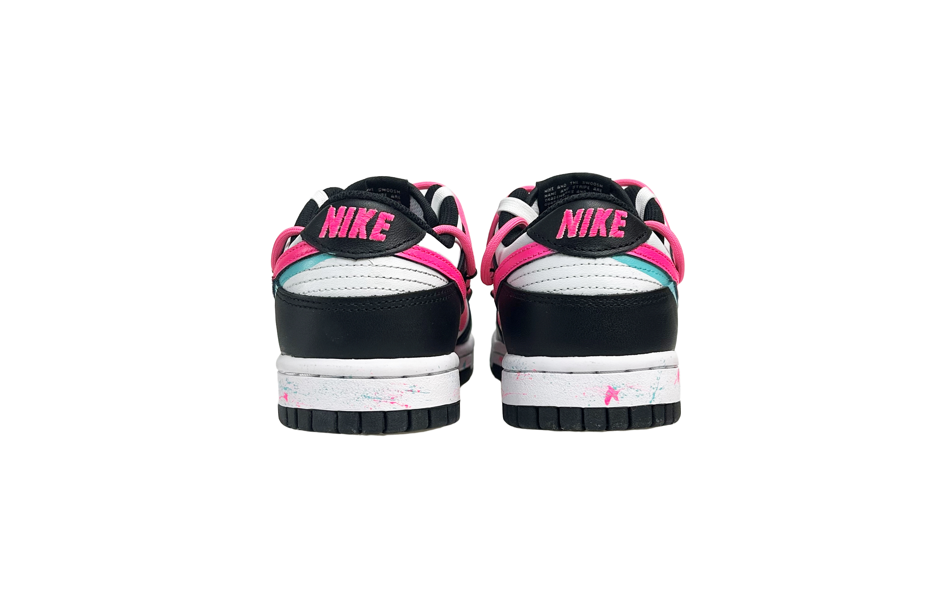 Shop [定制鞋款] 耐克Dunk Low '黑粉泼墨' DD1391-100(Team49-黑粉解构）