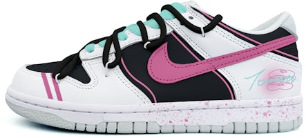 【客製化運動鞋】Nike Dunk Low 黑粉番茄 甜熱 流行獨特 多巴胺 解構 防滑耐磨 低筒 滑板鞋 男款 Buy 【客製化運動鞋】Nike Dunk Low 黑粉番茄 甜熱 流行獨特 多巴胺 解構 防滑耐磨 低筒 滑板鞋 男款