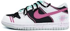 Buy 【客製化運動鞋】Nike Dunk Low 黑粉番茄 甜熱 流行獨特 多巴胺 解構 防滑耐磨 低筒 滑板鞋 男款
