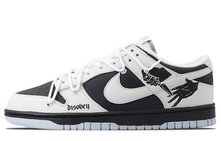 Buy 나이키 덩크 로우 '블랙 펑크 그래피티' (커스텀) DH9765-102(Team53-女款背刺)