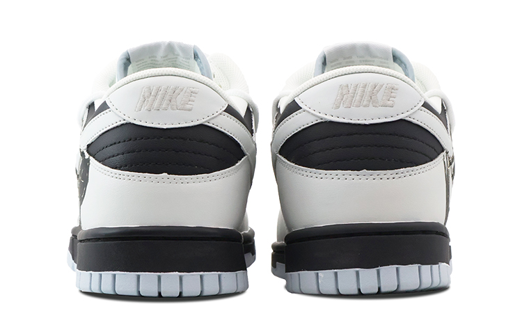 Shop 나이키 덩크 로우 '블랙 펑크 그래피티' (커스텀) DH9765-102(Team53-女款背刺)