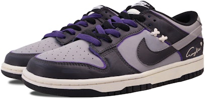 【定製球鞋】Nike Dunk Low 潮流高街 校園風 小眾高級 簡約 搭配 百搭 低筒 板鞋 GS 黑紫 Lookbook 【定製球鞋】Nike Dunk Low 潮流高街 校園風 小眾高級 簡約 搭配 百搭 低筒 板鞋 GS 黑紫