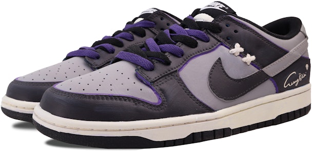 나이키 덩크 로우 '블랙 퍼플' (커스텀) CW1590-100(Team53-女款南法假日) Lookbook 나이키 덩크 로우 '블랙 퍼플' (커스텀) CW1590-100(Team53-女款南法假日)