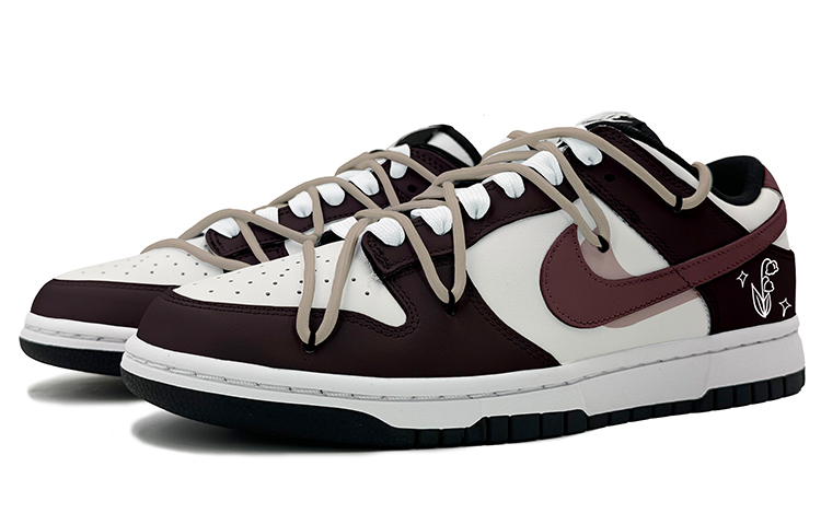 Lookbook 【定製球鞋】 Nike Dunk Low 紫風鈴 簡約 中性風 時尚街頭 低筒 滑板鞋 GS 黑紫