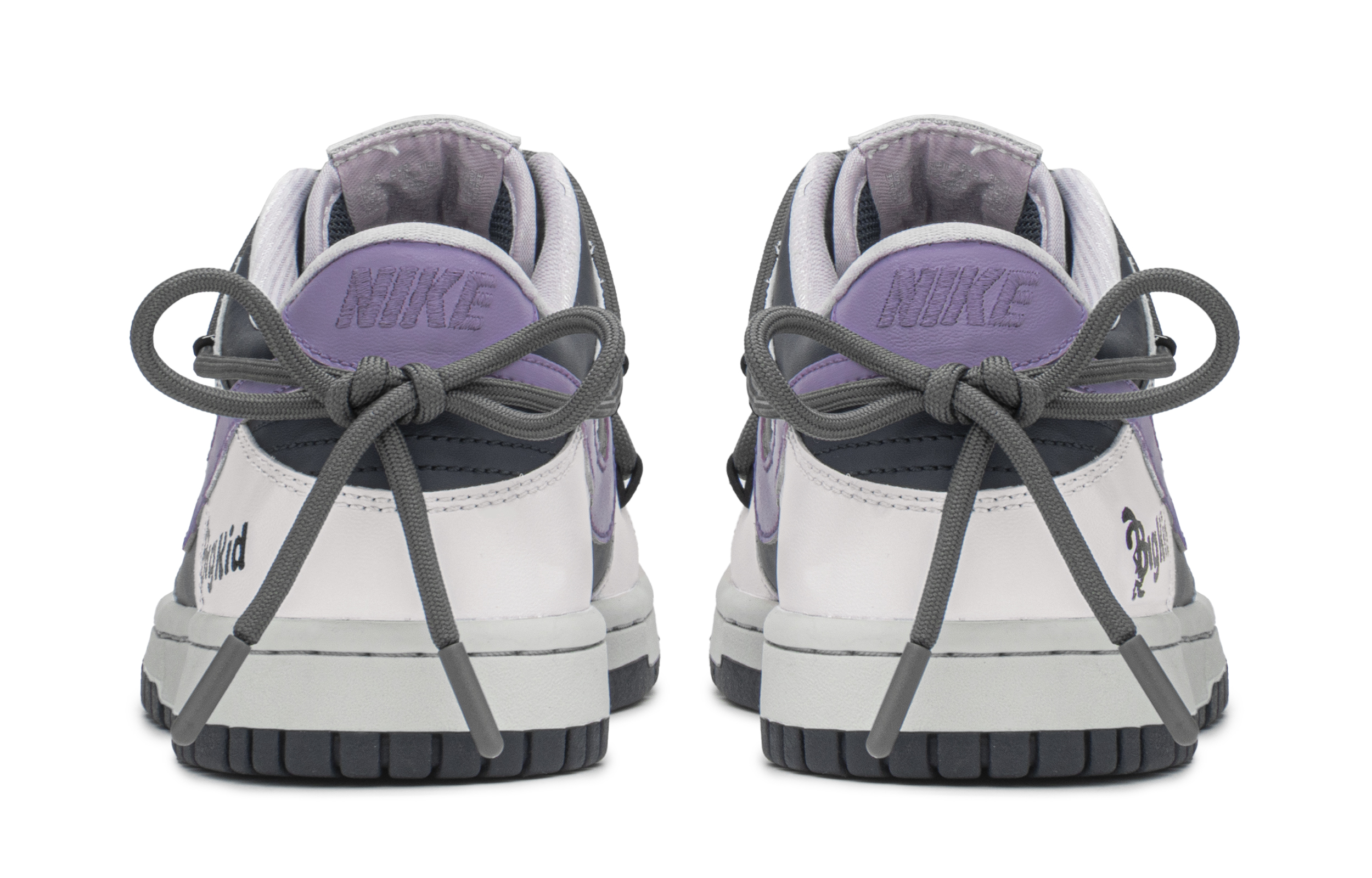 Shop 【訂製球鞋】 Nike Dunk Low FZBB 大孩子 街頭 簡約 禮盒 低筒 板鞋 GS 黑紫