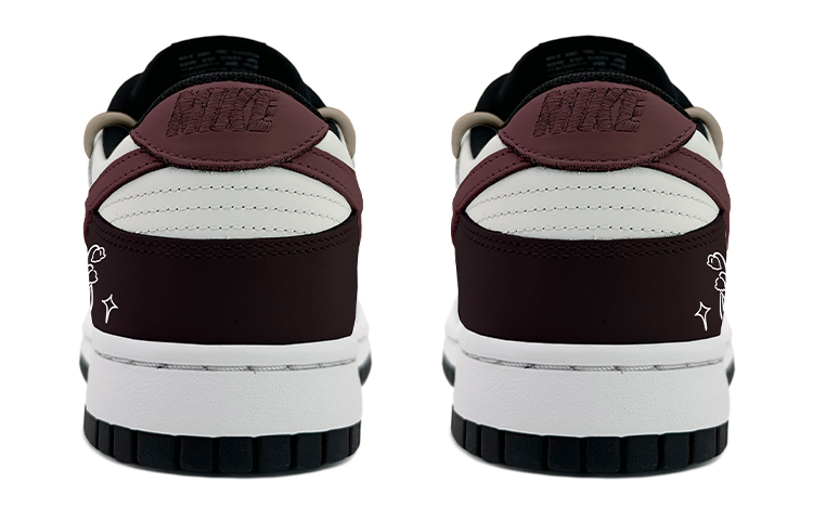 Shop 【定製球鞋】 Nike Dunk Low 紫風鈴 簡約 中性風 時尚街頭 低筒 滑板鞋 GS 黑紫