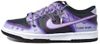 Buy 【客製球鞋】Nike Dunk Low 蝙蝠 天使 字母 十字架 鏈條 復古 解構風 低筒 板鞋 GS 黑紫