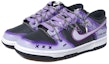Lookbook 【客製球鞋】Nike Dunk Low 蝙蝠 天使 字母 十字架 鏈條 復古 解構風 低筒 板鞋 GS 黑紫