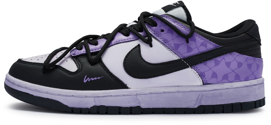 【客製球鞋】Nike Dunk Low 811製造 紫水晶 戶外高街 搭配酷炫 解構 減震防滑 低筒 板鞋 GS 黑紫白 Buy 【客製球鞋】Nike Dunk Low 811製造 紫水晶 戶外高街 搭配酷炫 解構 減震防滑 低筒 板鞋 GS 黑紫白
