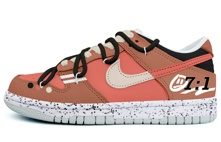 Buy [Sepatu Custom] Nike Dunk Low 'Basket Hitam Merah Bayi' DH9765-102-444089