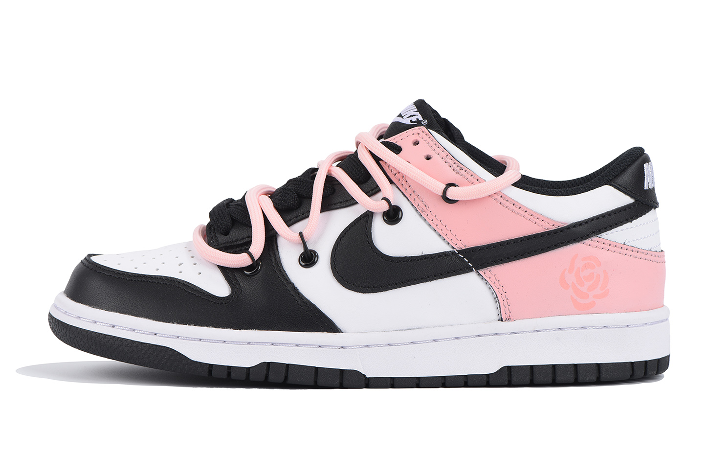 [Custom Shoes] Nike Dunk Low 'Black Rose'