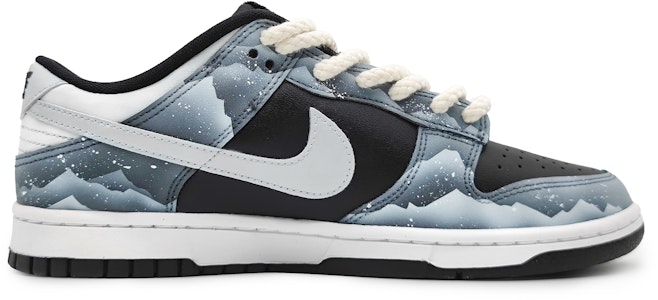 나이키 덩크 로우 '블랙 실버 - 앤탁틱 글레이셔' (커스텀) DV0831-002(Team16-男款南极冰川银) Order 나이키 덩크 로우 '블랙 실버 - 앤탁틱 글레이셔' (커스텀) DV0831-002(Team16-男款南极冰川银)