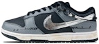 Buy ナイキ ダンク LOW "黒銀チェーン" (Nike Dunk LOW "Kurogin Chain") CW1590-100(Team叁-女款机能黑银贴布链条)