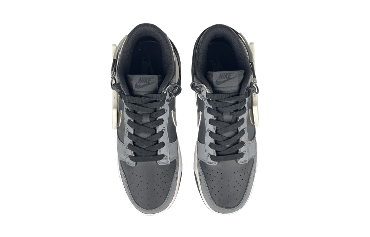 Purchase 【カスタムシューズ】ナイキ ダンク ロー 'ブラック シルバーチェーン' CW1590-100(Team叁-女款LED机能银贴布)