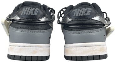 【カスタムシューズ】ナイキ ダンク ロー 'ブラック シルバーチェーン' CW1590-100(Team叁-女款LED机能银贴布) Details for 【カスタムシューズ】ナイキ ダンク ロー 'ブラック シルバーチェーン' CW1590-100(Team叁-女款LED机能银贴布)