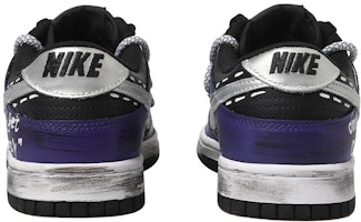 定制鞋 Nike Dunk Low 黑银紫色氛围 DJ6188-002(Team拾玖-黑银字体男S-BOX) Purchase 定制鞋 Nike Dunk Low 黑银紫色氛围 DJ6188-002(Team拾玖-黑银字体男S-BOX)