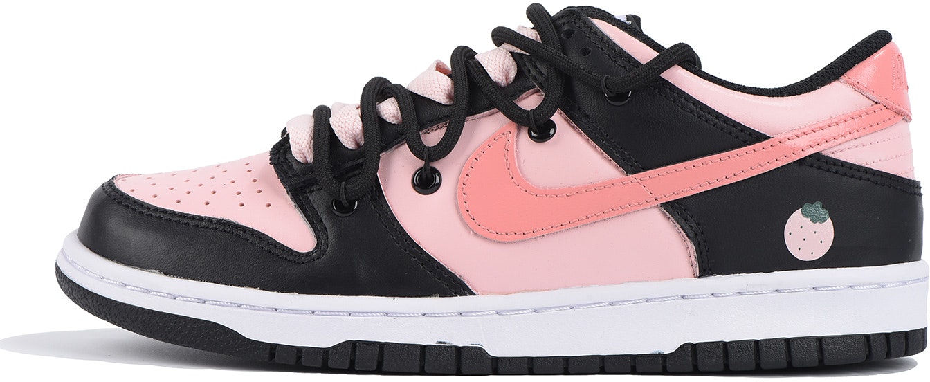 custom-shoes-nike-dunk-low-black-strawberry