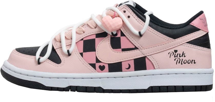 【訂製球鞋】Nike Dunk Low 黑糖辣妹 御姐風 學院風 解構 格子 小眾潮流 防滑耐磨 低筒 板鞋 GS 黑粉 Buy 【訂製球鞋】Nike Dunk Low 黑糖辣妹 御姐風 學院風 解構 格子 小眾潮流 防滑耐磨 低筒 板鞋 GS 黑粉