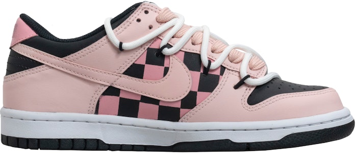 【訂製球鞋】Nike Dunk Low 黑糖辣妹 御姐風 學院風 解構 格子 小眾潮流 防滑耐磨 低筒 板鞋 GS 黑粉 Order 【訂製球鞋】Nike Dunk Low 黑糖辣妹 御姐風 學院風 解構 格子 小眾潮流 防滑耐磨 低筒 板鞋 GS 黑粉