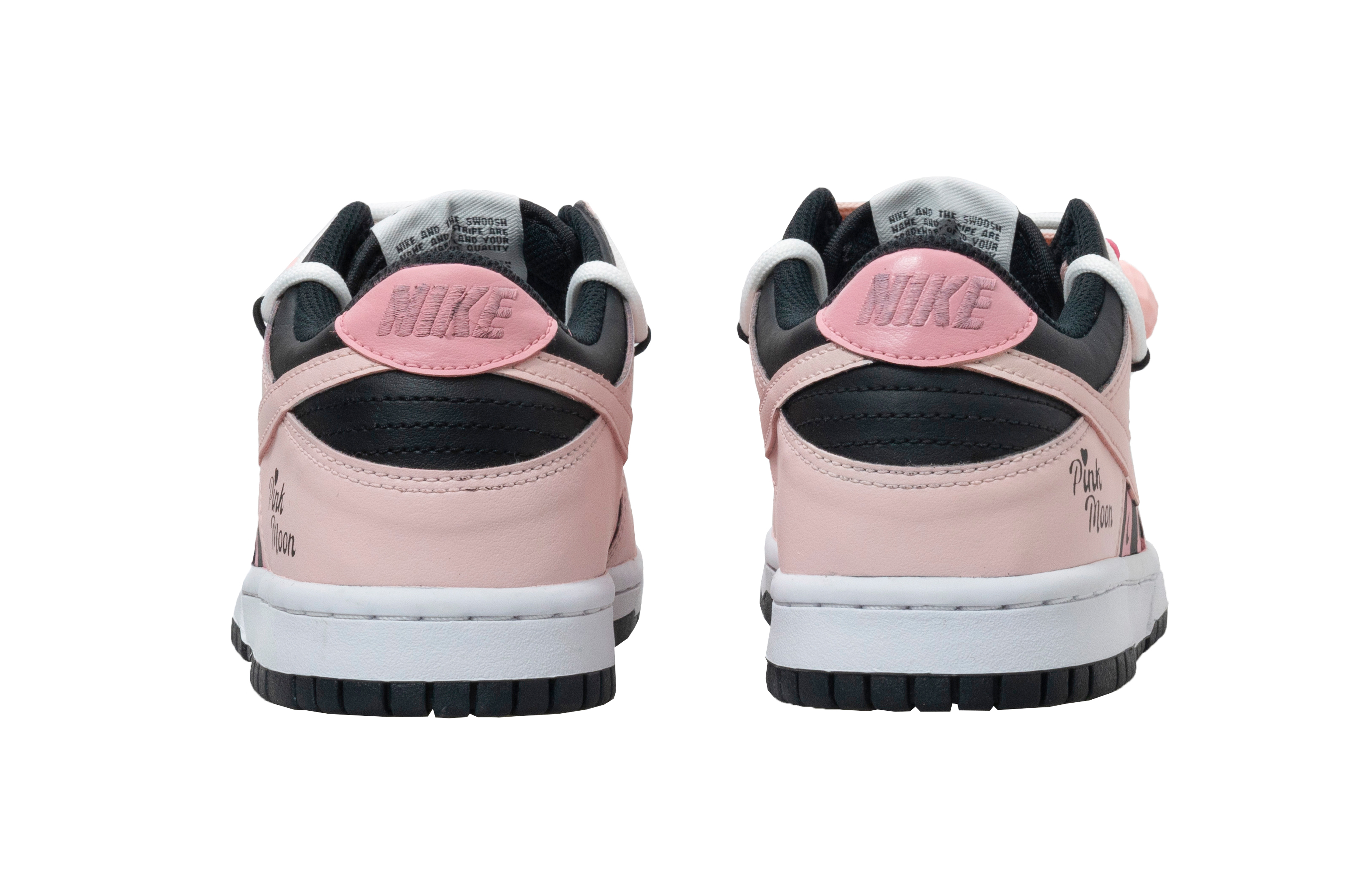 Shop 【訂製球鞋】Nike Dunk Low 黑糖辣妹 御姐風 學院風 解構 格子 小眾潮流 防滑耐磨 低筒 板鞋 GS 黑粉