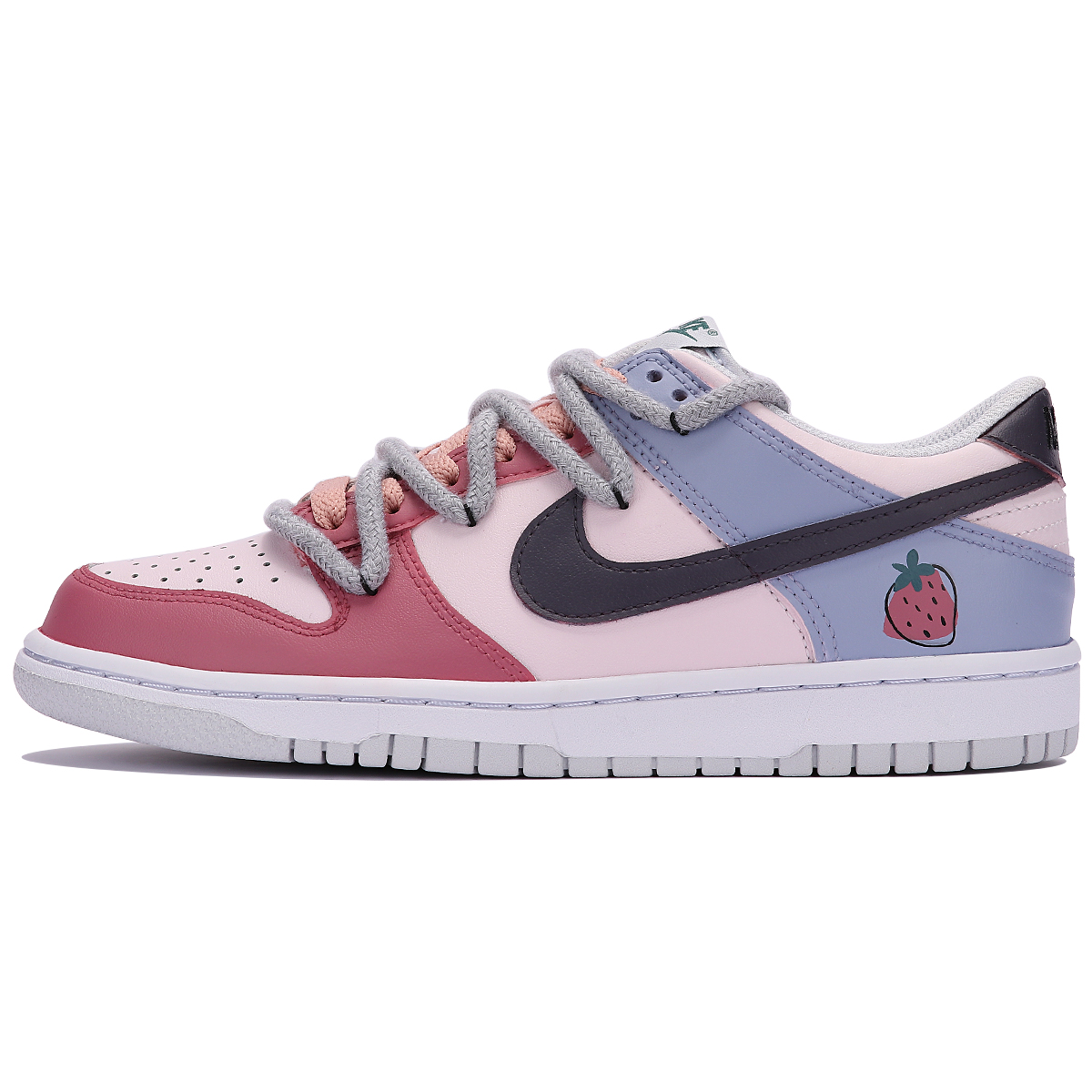 Buy [カスタムシューズ] ナイキ ダンク ロー 'ブラックシュガーストロベリー' FD1232-002(TeamThree-女款黑糖草莓)