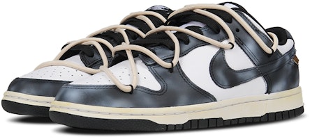 【定制球鞋】Nike Dunk Low 黑色 夏日計畫 扎染 解構做舊 低幫 板鞋 男女同款 黑白熊貓 Lookbook 【定制球鞋】Nike Dunk Low 黑色 夏日計畫 扎染 解構做舊 低幫 板鞋 男女同款 黑白熊貓