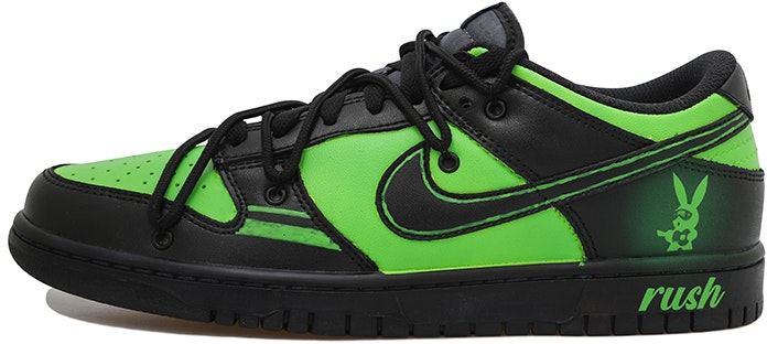 custom-shoes-nike-dunk-low-black-volt-deconstructed