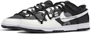 나이키 덩크 로우 '블랙 화이트' (커스텀) DJ6188-002(Team24-男款滑板小子)
