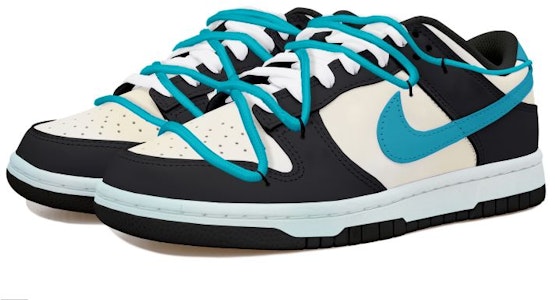 【カスタムシューズ】ナイキ ダンク ロー「ブラック ホワイト エイジド ブルー スウッシュ」 DD1391-100(Team拾玖-黑白蓝钩男S-BOX) Lookbook 【カスタムシューズ】ナイキ ダンク ロー「ブラック ホワイト エイジド ブルー スウッシュ」 DD1391-100(Team拾玖-黑白蓝钩男S-BOX)