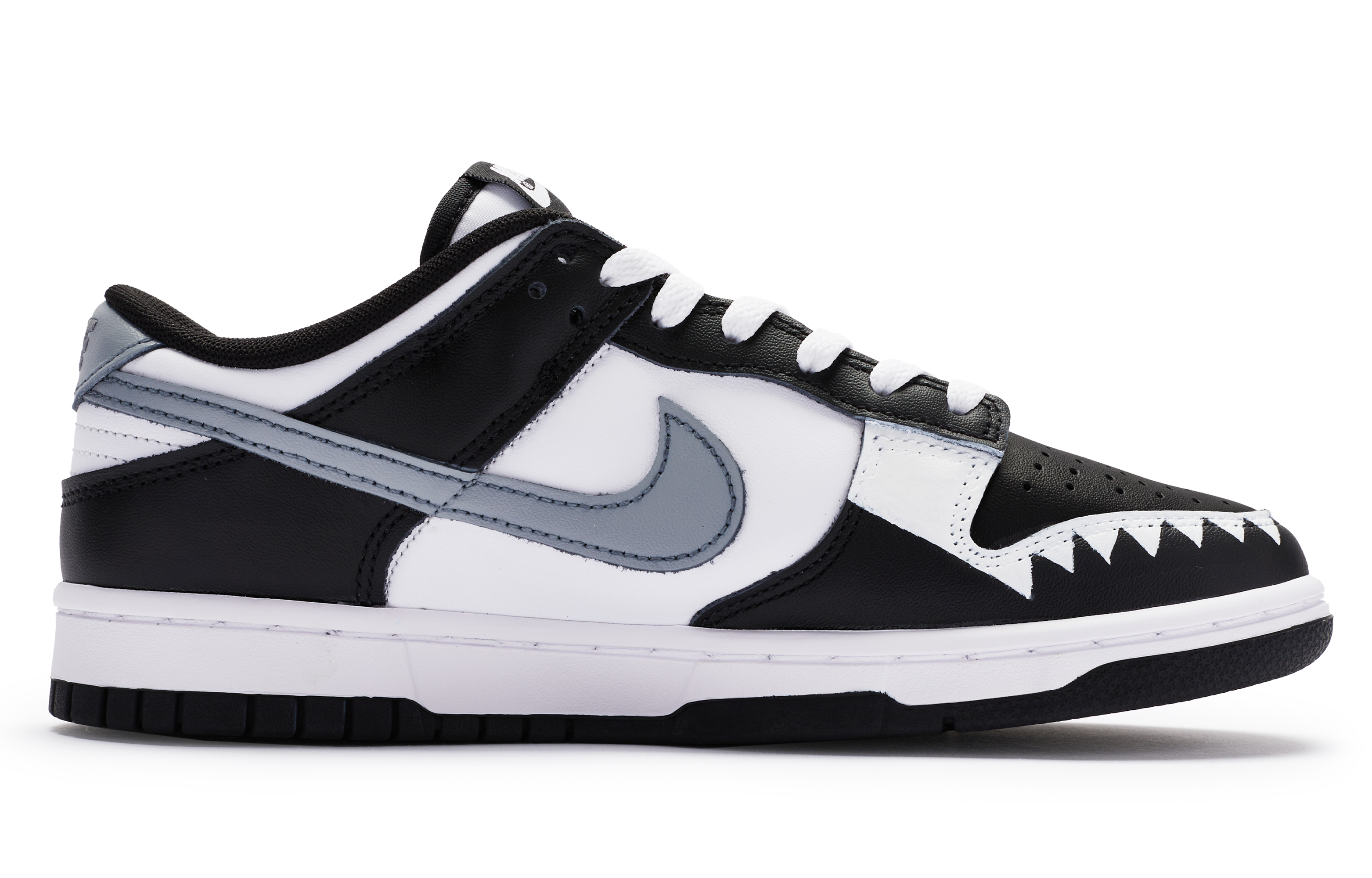 Order [Zapatillas Personalizadas] Nike Dunk Low 'Blanco Negro BIGNIU' DD1391-100(TeamR-男款酷酷鲨)