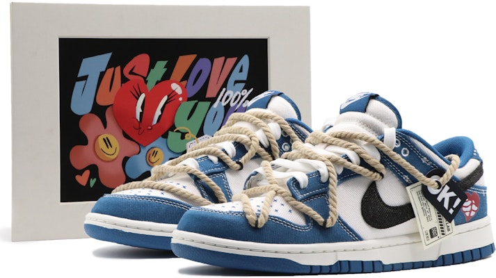 Zapatillas Nike Dunk Low 'Negro Blanco Azul - Sashiko Deconstruido' DV0834-101(Team57-男款缠绵) Buy Zapatillas Nike Dunk Low 'Negro Blanco Azul - Sashiko Deconstruido' DV0834-101(Team57-男款缠绵)