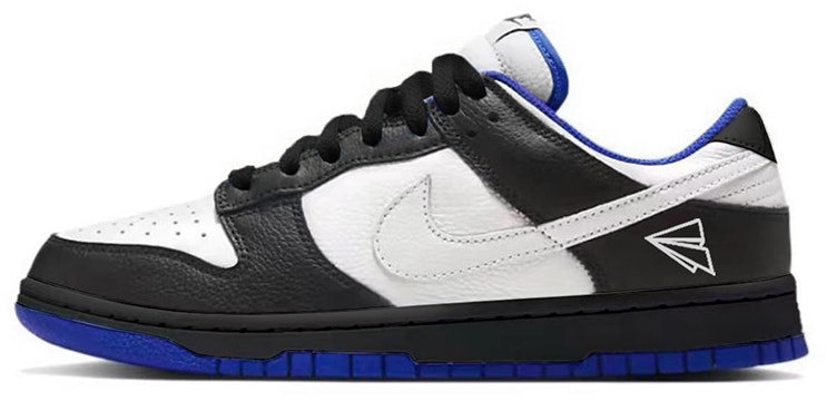 custom-shoes-nike-dunk-low-black-white-blue-fd-9064-110-team-y