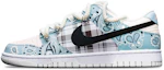 Buy ナイキ ダンク ロー "黒白青ペイズリー" (Nike Dunk Low "Black White Blue Paisley") DH9765-100(TeamT-腰果花蓝白S-BOX)